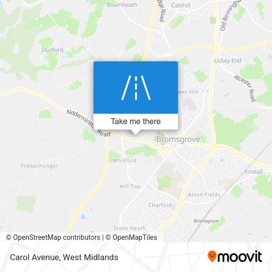 Carol Avenue map
