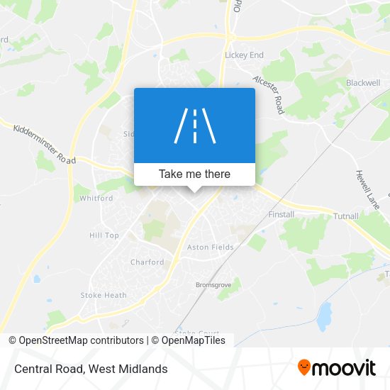Central Road map