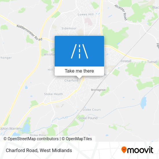 Charford Road map