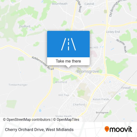 Cherry Orchard Drive map