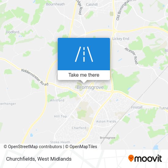 Churchfields map