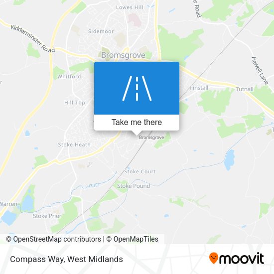 Compass Way map