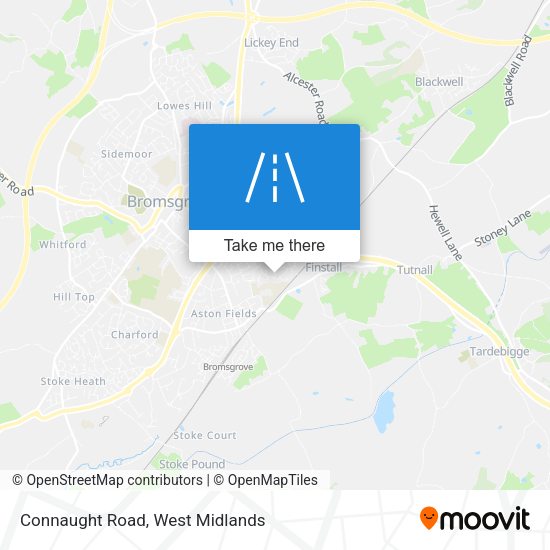 Connaught Road map