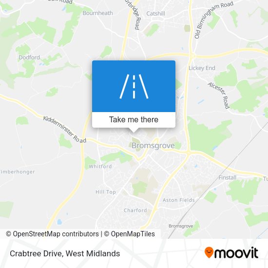 Crabtree Drive map