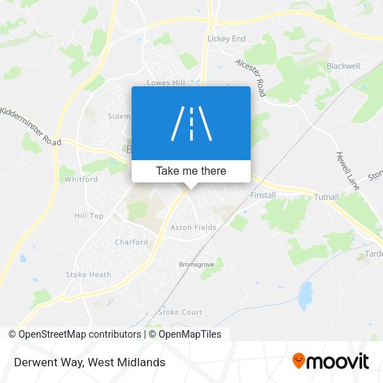 Derwent Way map
