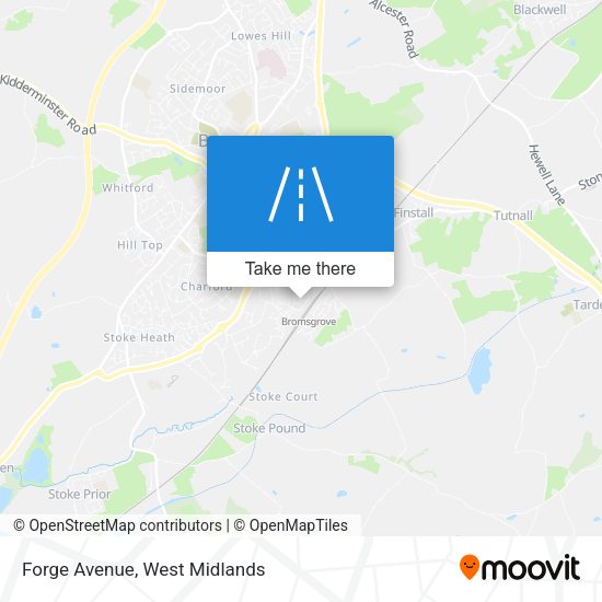 Forge Avenue map