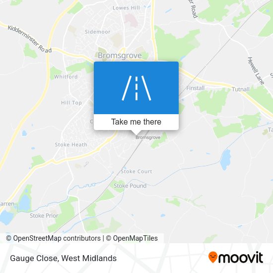 Gauge Close map