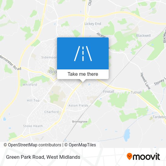 Green Park Road map