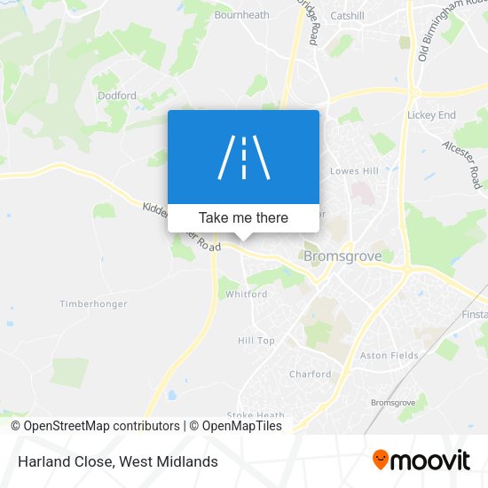Harland Close map