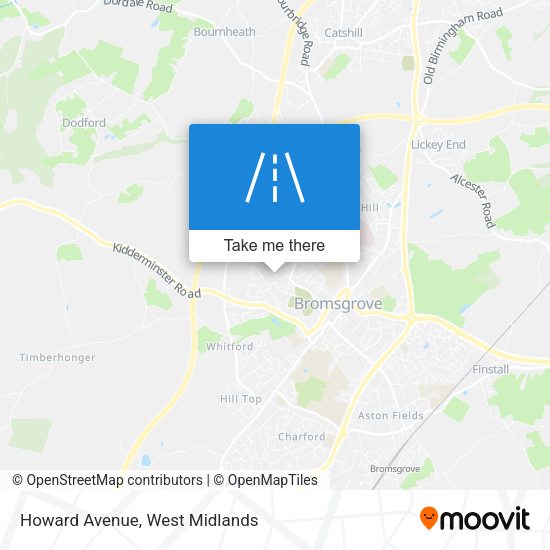 Howard Avenue map