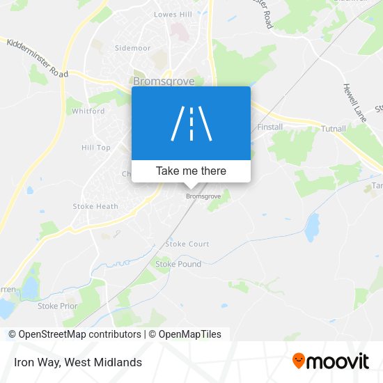 Iron Way map