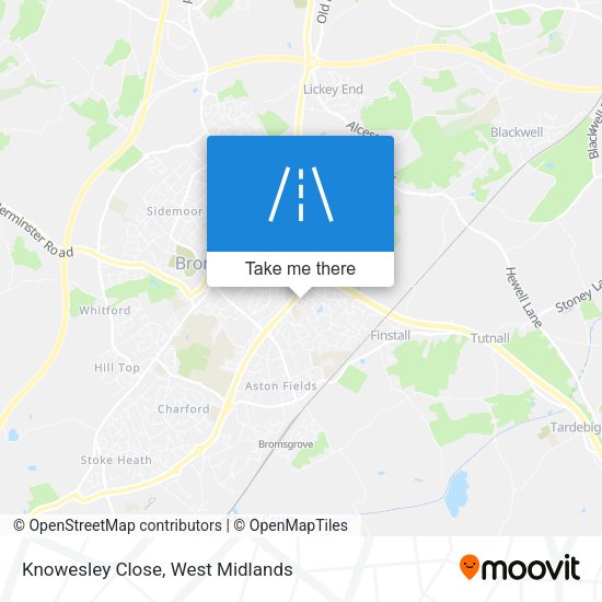 Knowesley Close map