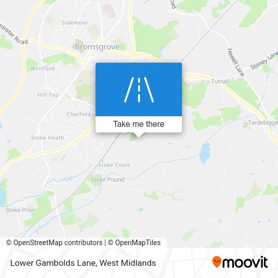 Lower Gambolds Lane map