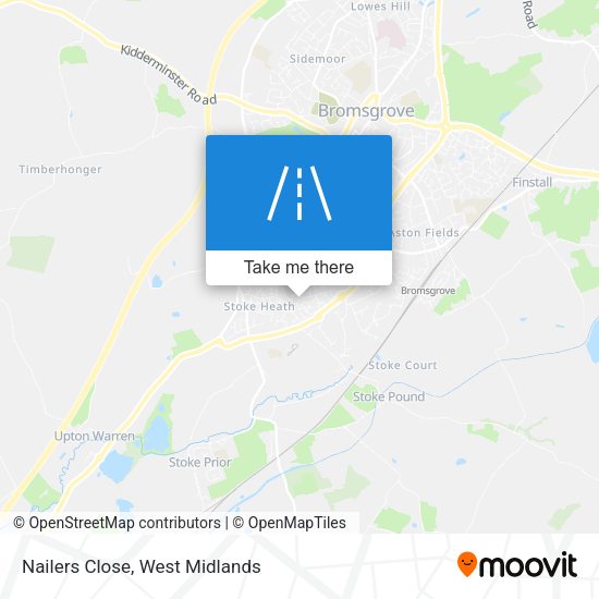 Nailers Close map