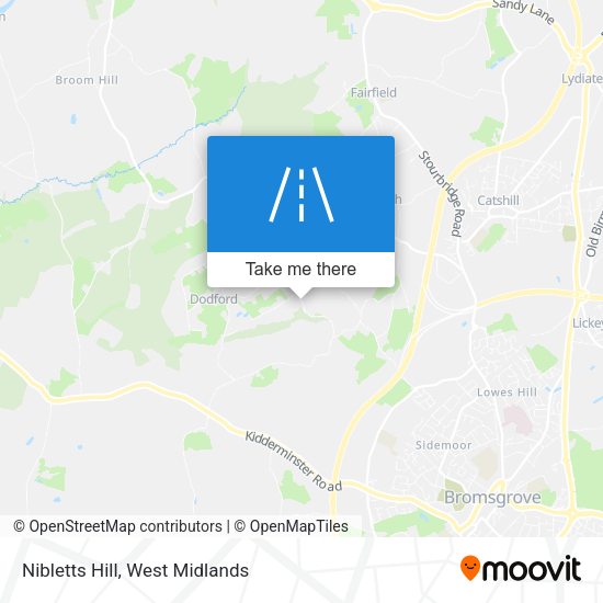 Nibletts Hill map