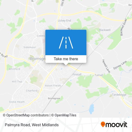 Palmyra Road map