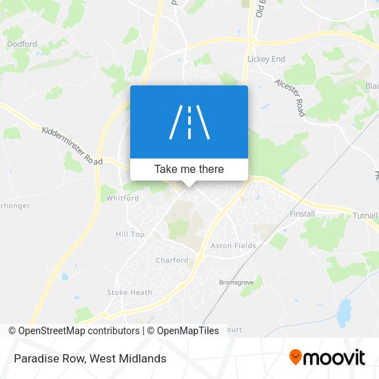 Paradise Row map