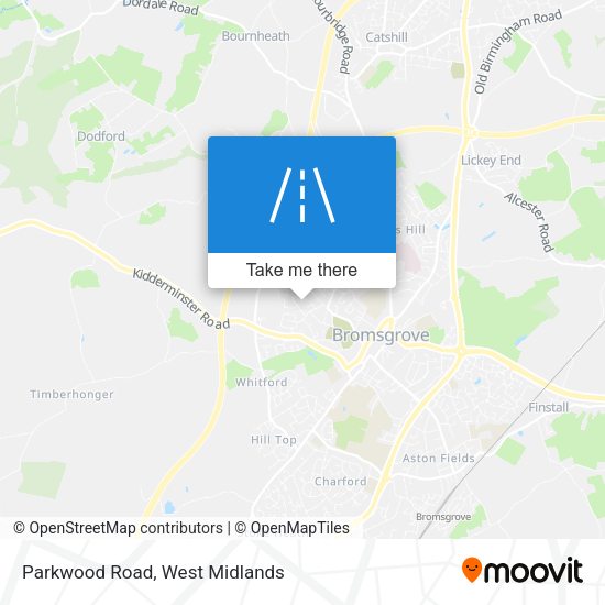 Parkwood Road map