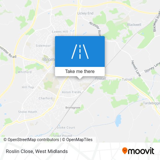 Roslin Close map