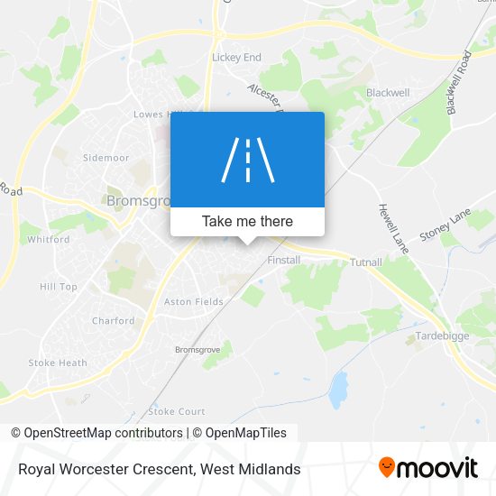 Royal Worcester Crescent map