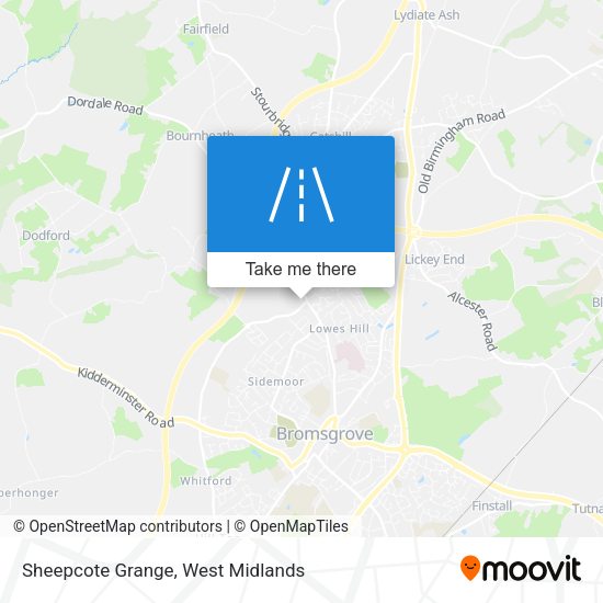 Sheepcote Grange map