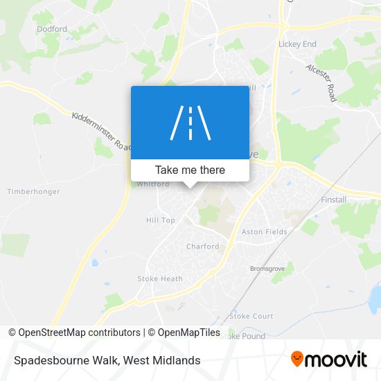 Spadesbourne Walk map