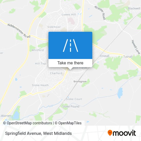 Springfield Avenue map