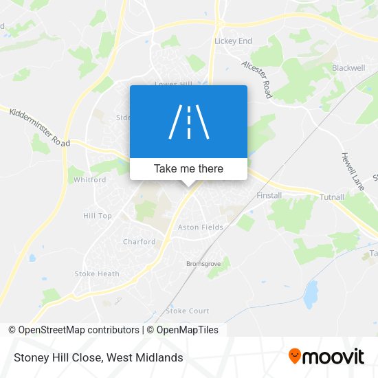 Stoney Hill Close map