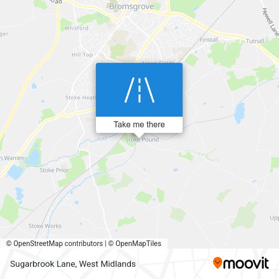 Sugarbrook Lane map