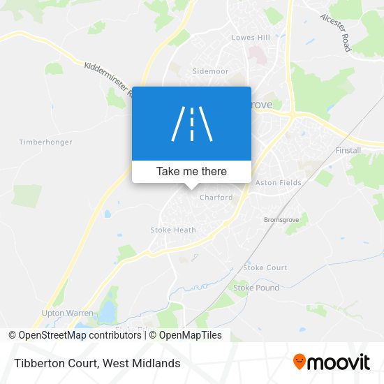 Tibberton Court map