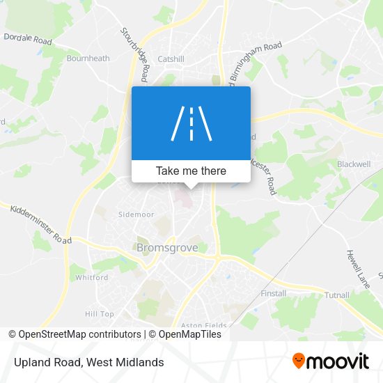 Upland Road map