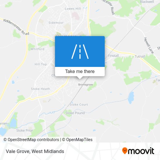 Vale Grove map