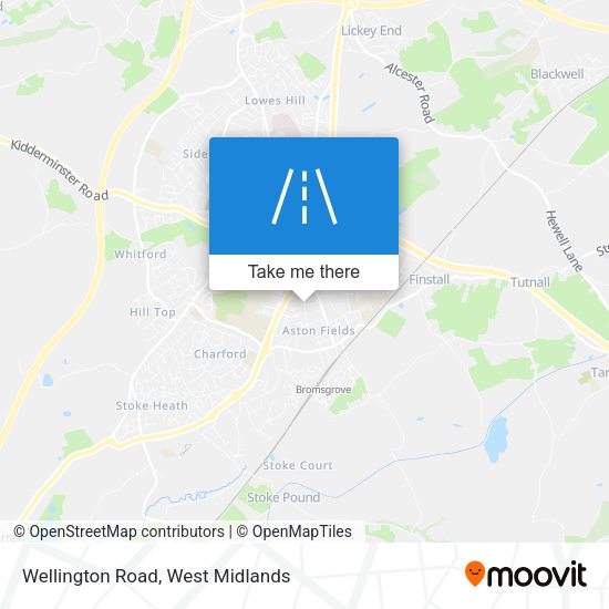 Wellington Road map