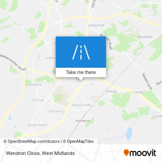 Wendron Close map