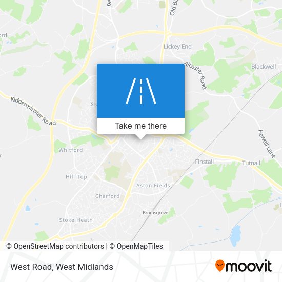 West Road map