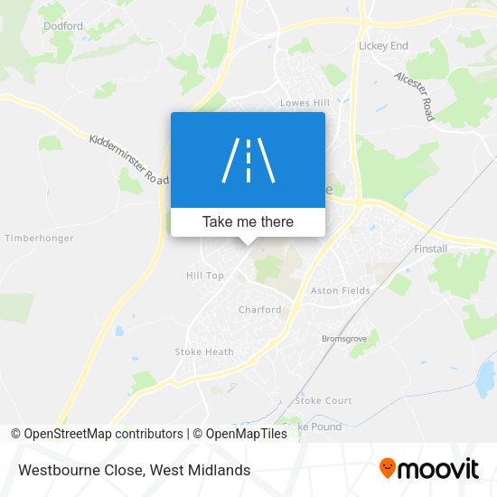 Westbourne Close map