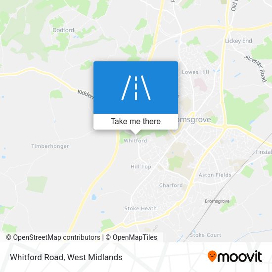 Whitford Road map