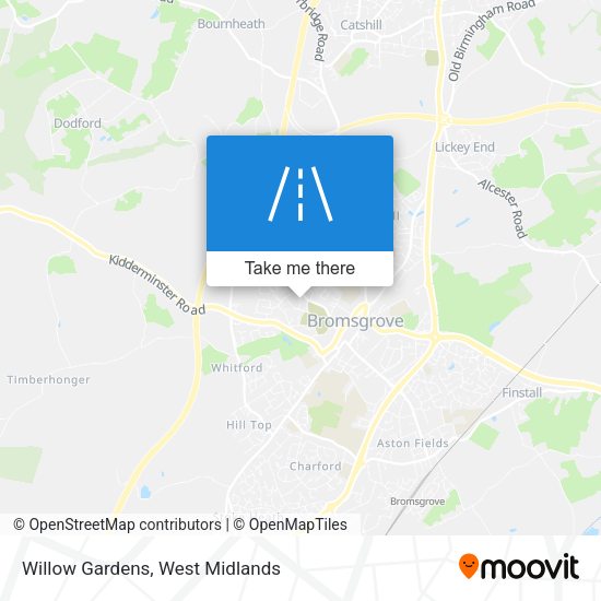 Willow Gardens map