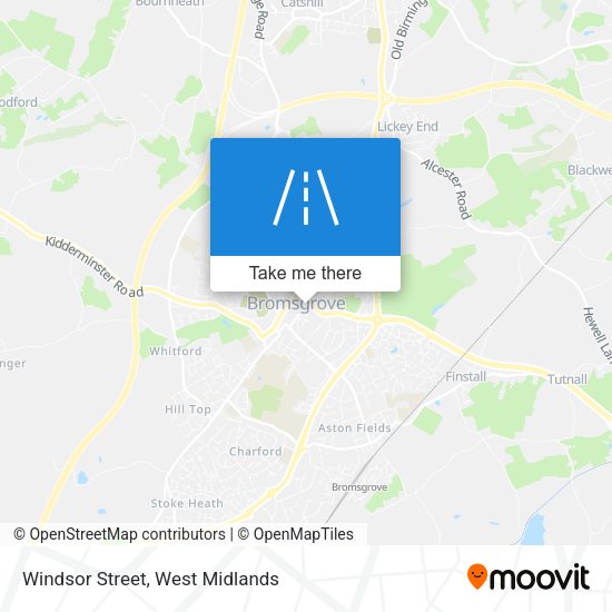 Windsor Street map