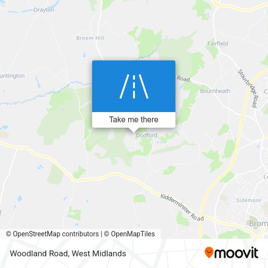 Woodland Road map