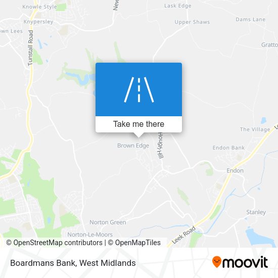 Boardmans Bank map