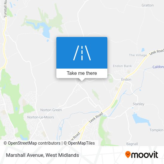 Marshall Avenue map
