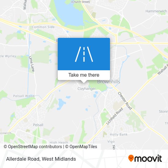 Allerdale Road map