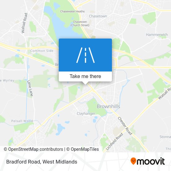 Bradford Road map