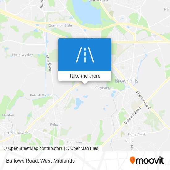 Bullows Road map