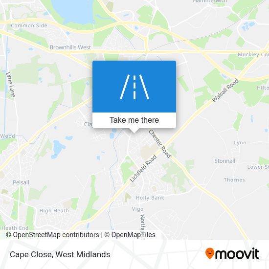 Cape Close map