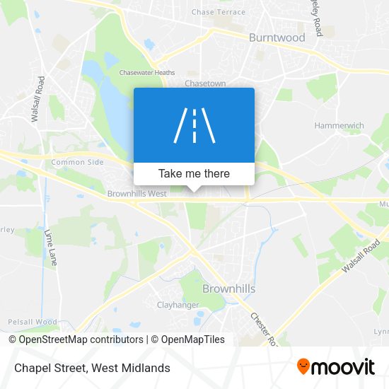 Chapel Street map