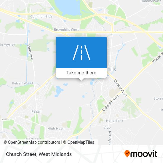 Church Street map