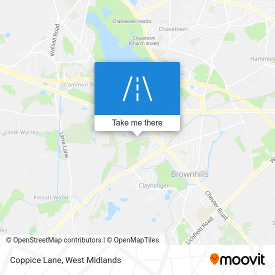 Coppice Lane map