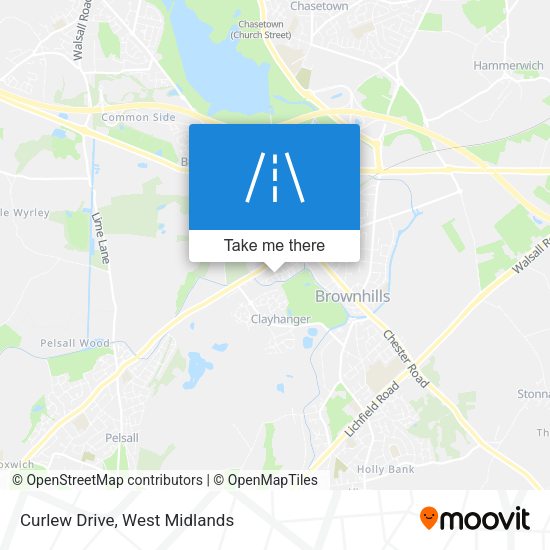 Curlew Drive map